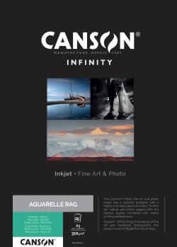 Canson Infinity Rag Photographique Duo Inkjet Paper A3 220gsm 206211017 - Pack 25 Sheets
